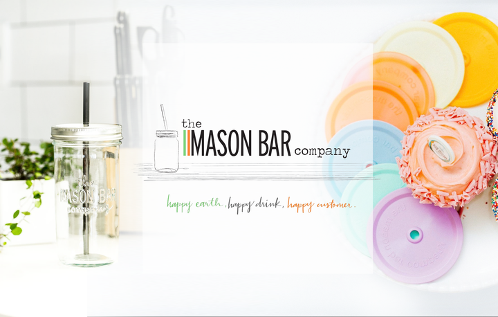 The Mason Bar Company Tumbler Mason Jar Lid