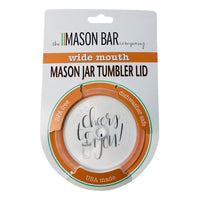 The Original Mason Jar Tumbler Lid (Clear) freeshipping - The Mason Bar Company