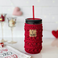 Red Cable Knit Cozy