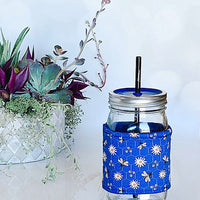 Daisies & Bee's Cozy (Blue)