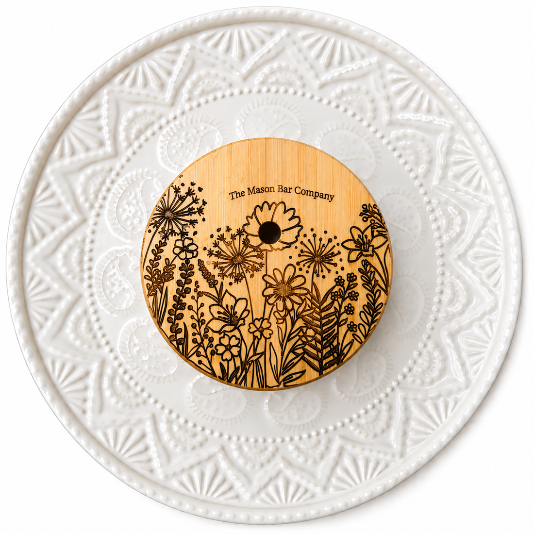 Wildflowers Bamboo Lid
