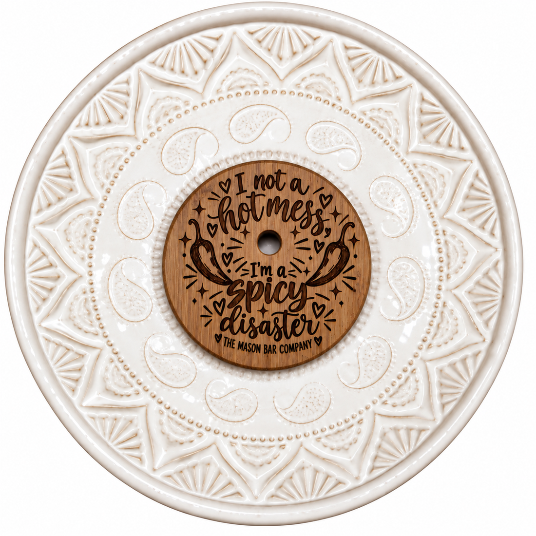 Spicy Disaster Regular Mouth Bamboo Lid