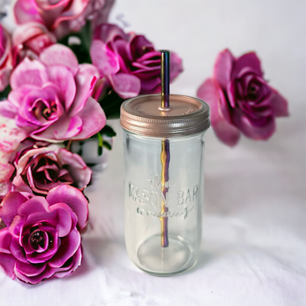 Rose Gold 24oz Tumbler Set