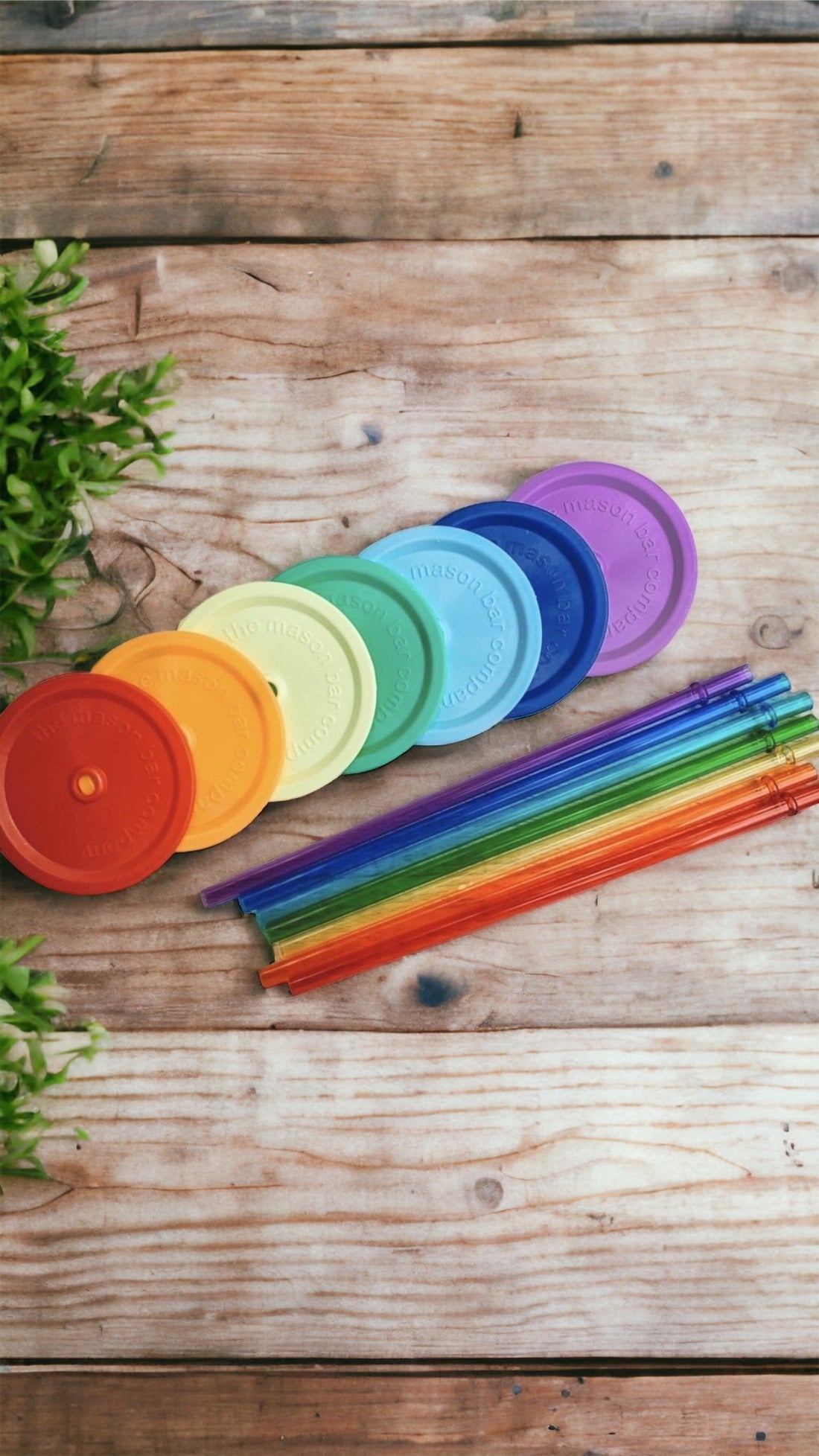 The Rainbow MBC Lid + Straw Bundle