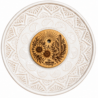 Southwestern Sunrise Regular Mouth Blonde Bamboo Lid Tumbler Set Only
