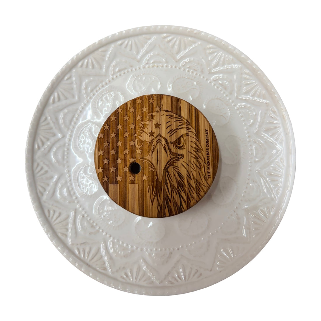 America Wide Mouth Bamboo Lid