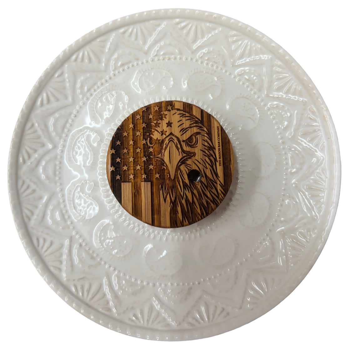 America Regular Mouth Bamboo Lid