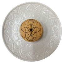 Entangled Circles Regular Mouth Bamboo Lid