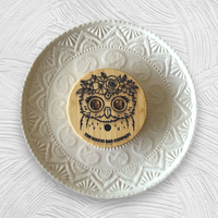Owl Regular Mouth Blonde Bamboo Lid