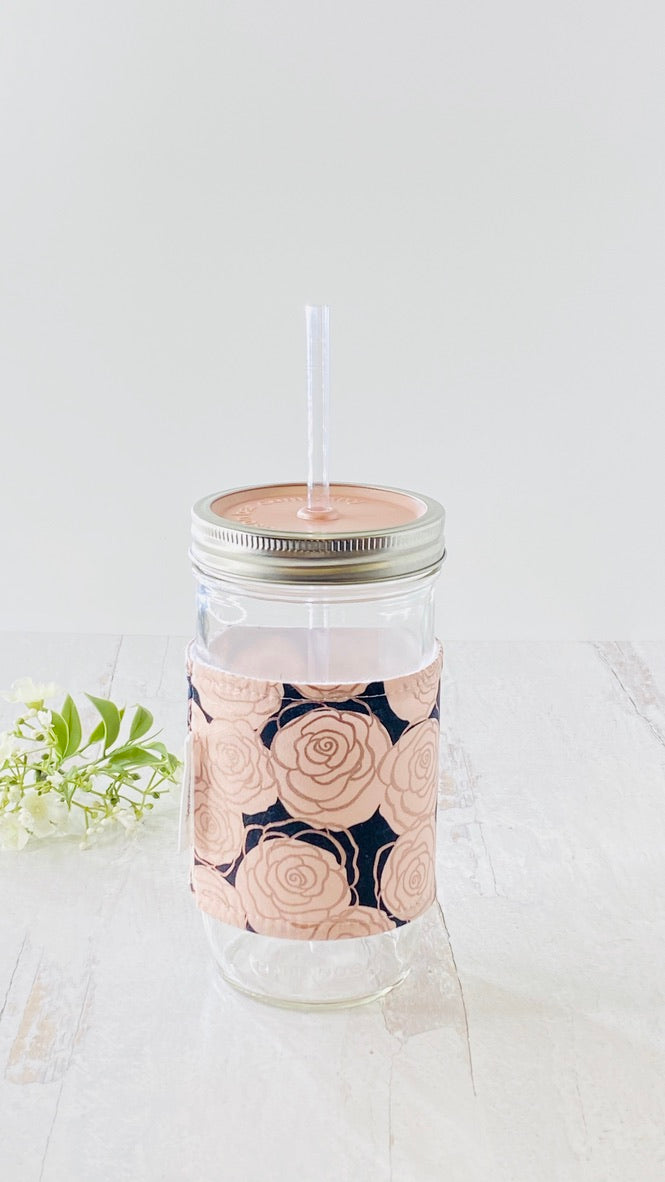 Rose Gold (Black) Cozy freeshipping - The Mason Bar Company