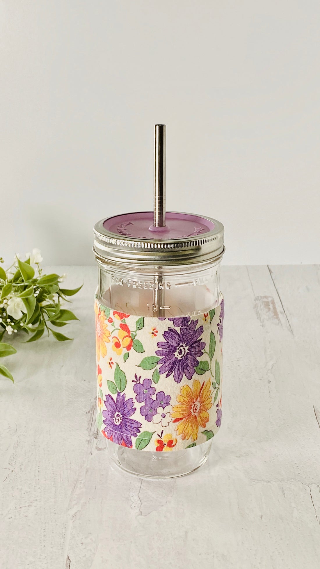 Original Vintage Feed Sack Spring Flower Cozy