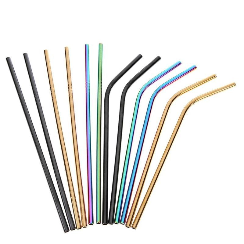 Metal Straws (Bent and Straight) freeshipping - The Mason Bar Company