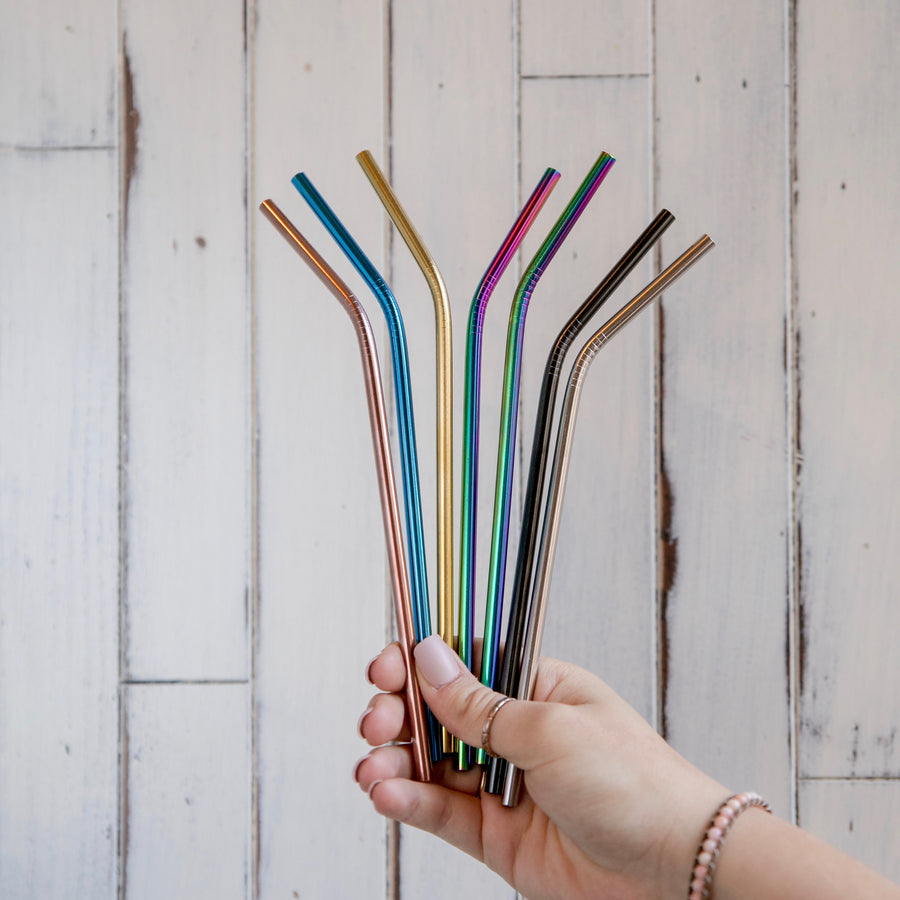 Metal Straws (Bent and Straight) freeshipping - The Mason Bar Company